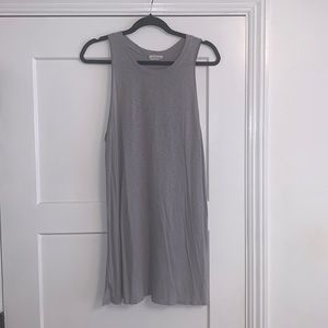 LACAUSA SUPER SOFT GREY TANK DRESS SIZE XS